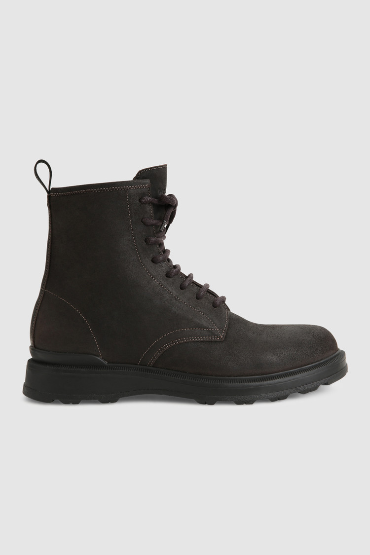Bottes Work en daim graissé