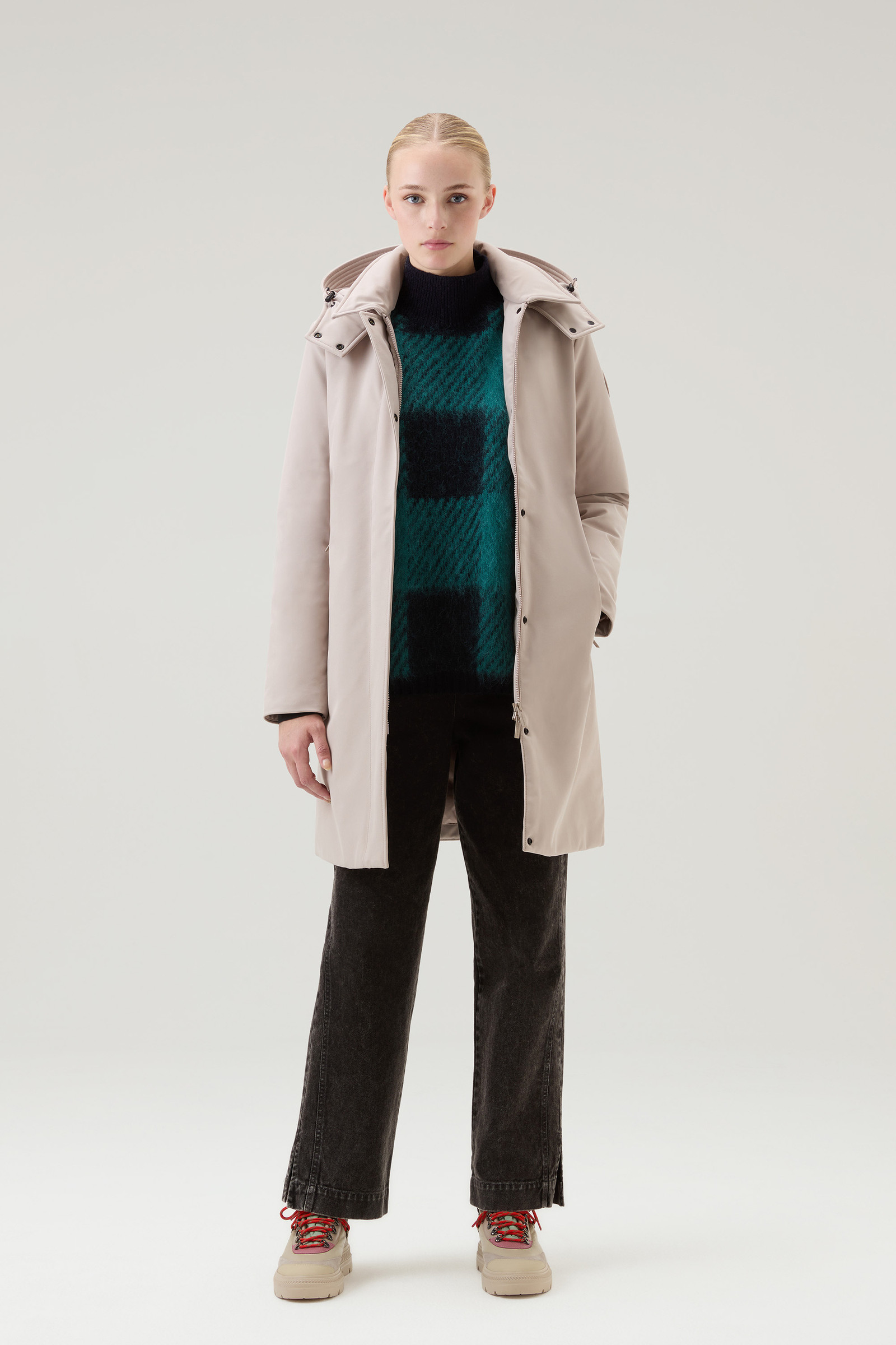 Firth Trench aus Tech Softshell taubengrau photo 2 | Woolrich