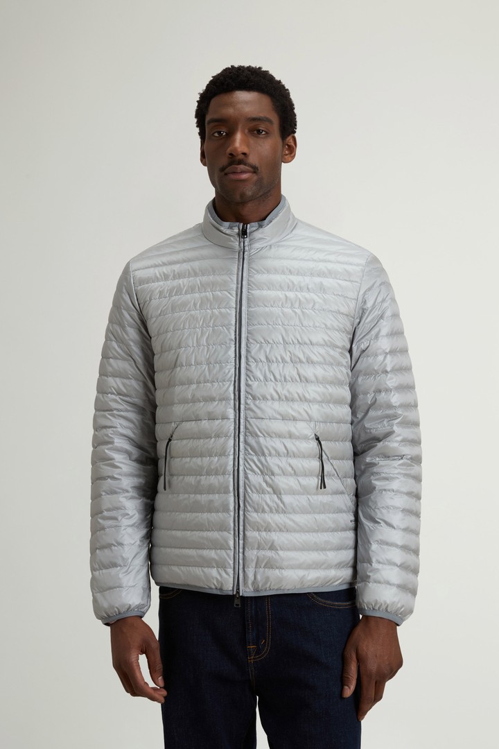 Lightweight Allen Down Jacket in Ripstop Nylon Gray photo 1 | Woolrich