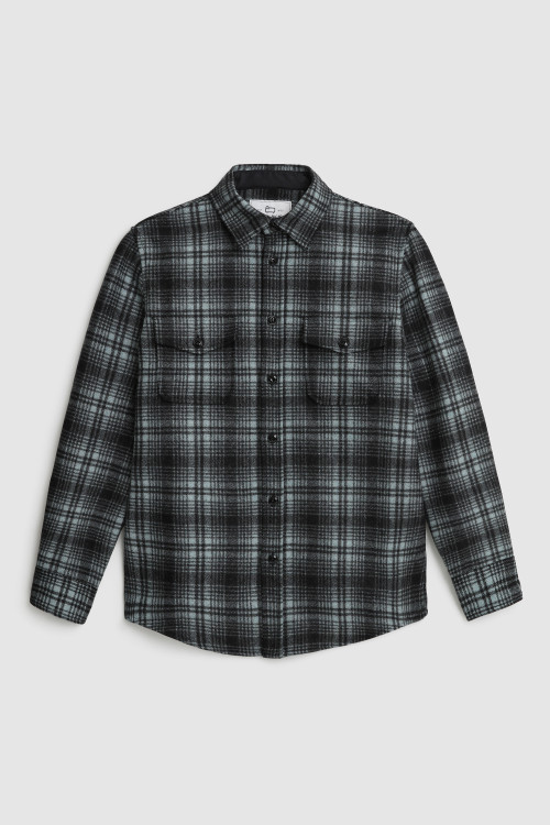 woolrich flannel coat