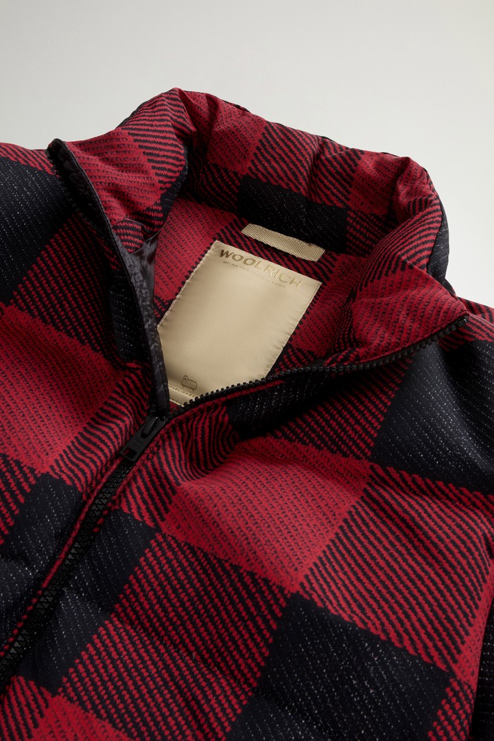 Soft Ramar Down Jacket with Buffalo Check Pattern Red photo 2 | Woolrich
