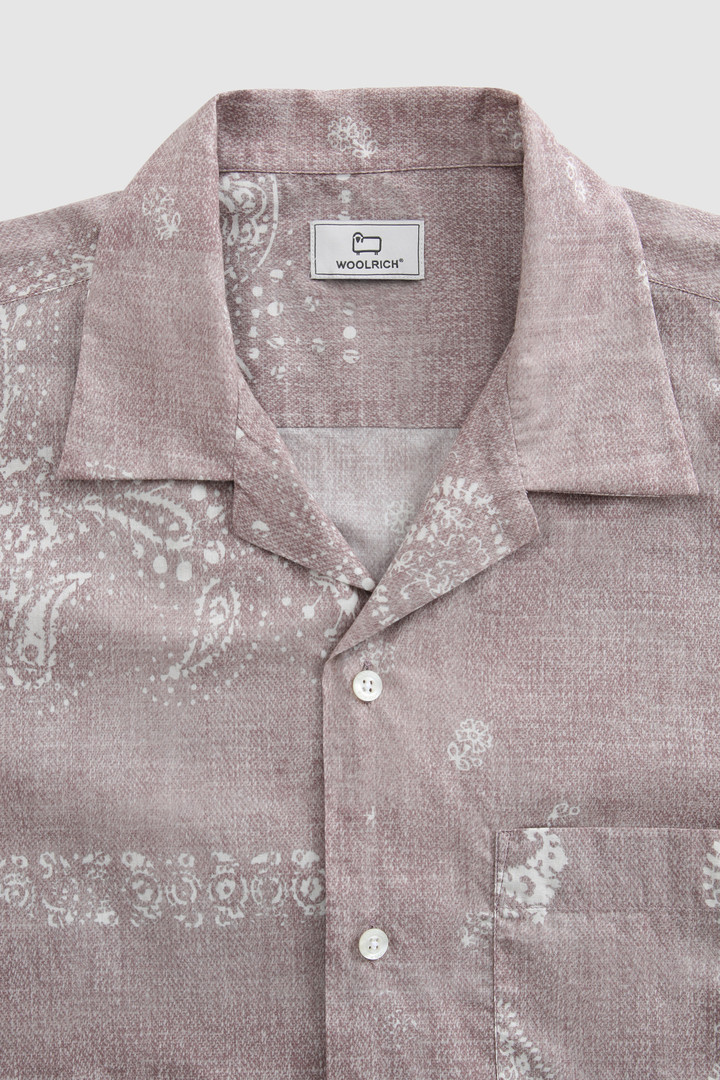 Chemise Bowling à imprimé Paisley rose photo 5 | Woolrich