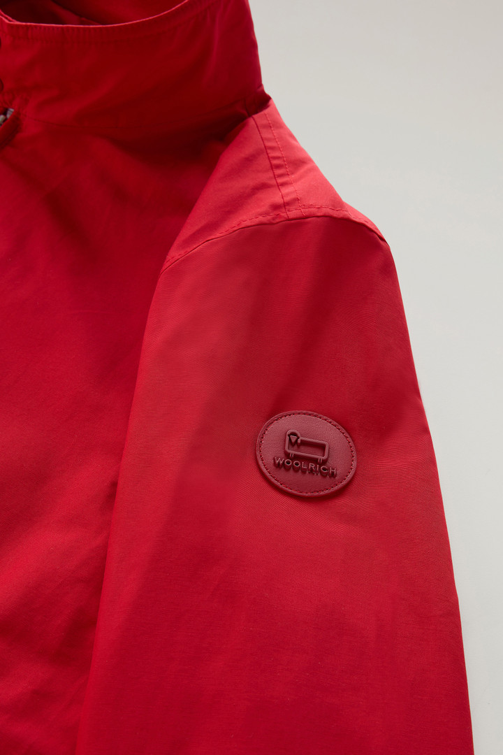 Cruiser Bomberjacke aus Ramar Cloth mit Rollkragen Rot photo 7 | Woolrich