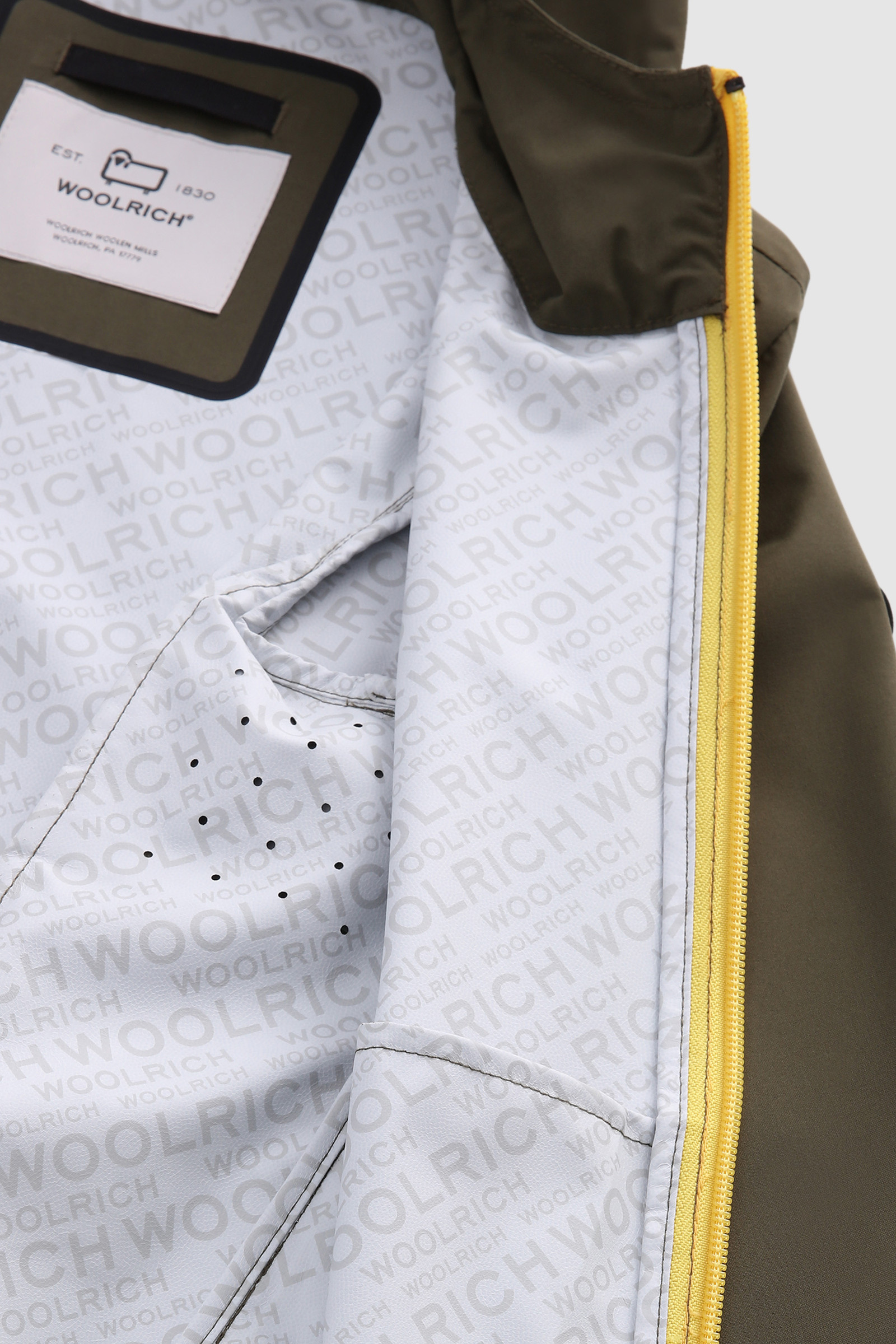 Tweelaags Pacific-jack voor jongens Groen photo 7 | Woolrich