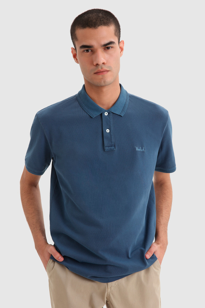 Lacoste Mens Short Sleeve Garment Dyed Vintage Polo
