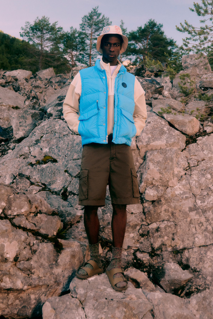 Veste sans manches Aleutian en nylon recyclé Eco Taslan matelassée Bleu photo 6 | Woolrich