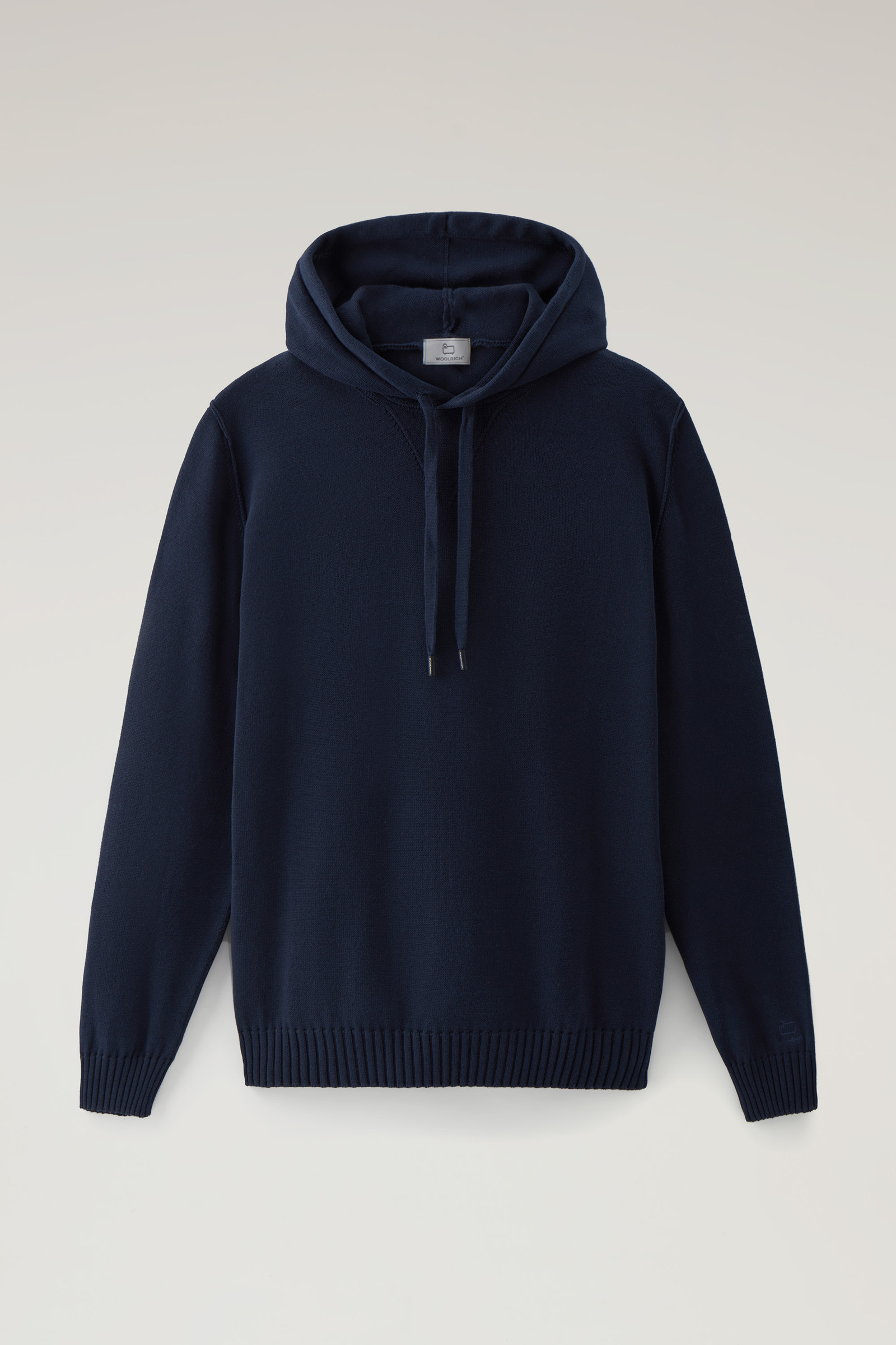 Maglia con cappuccio in puro cotone blu photo 5 | Woolrich