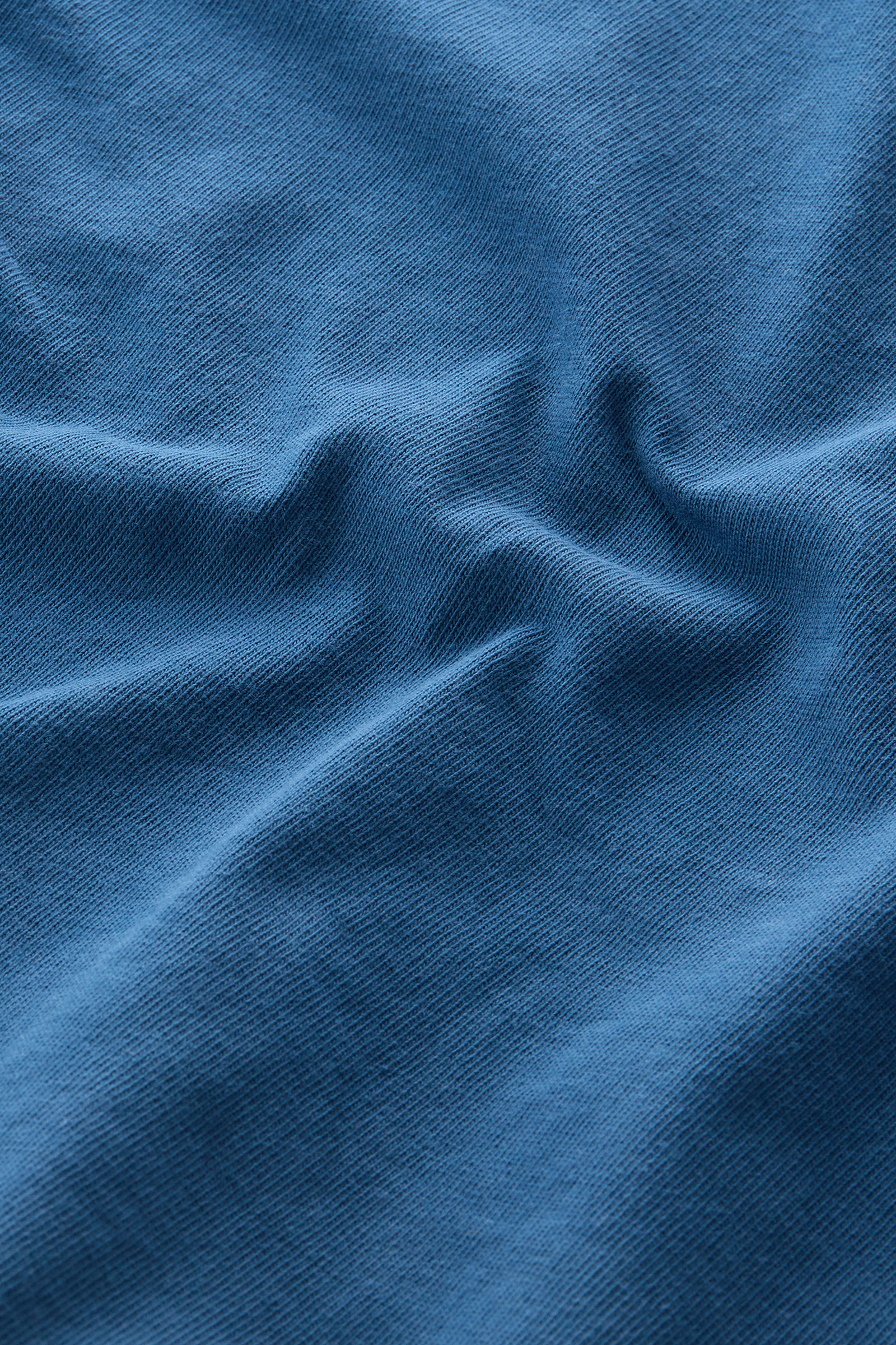 T-shirt en pur coton avec détails d’inspiration western au dos bleu photo 8 | Woolrich