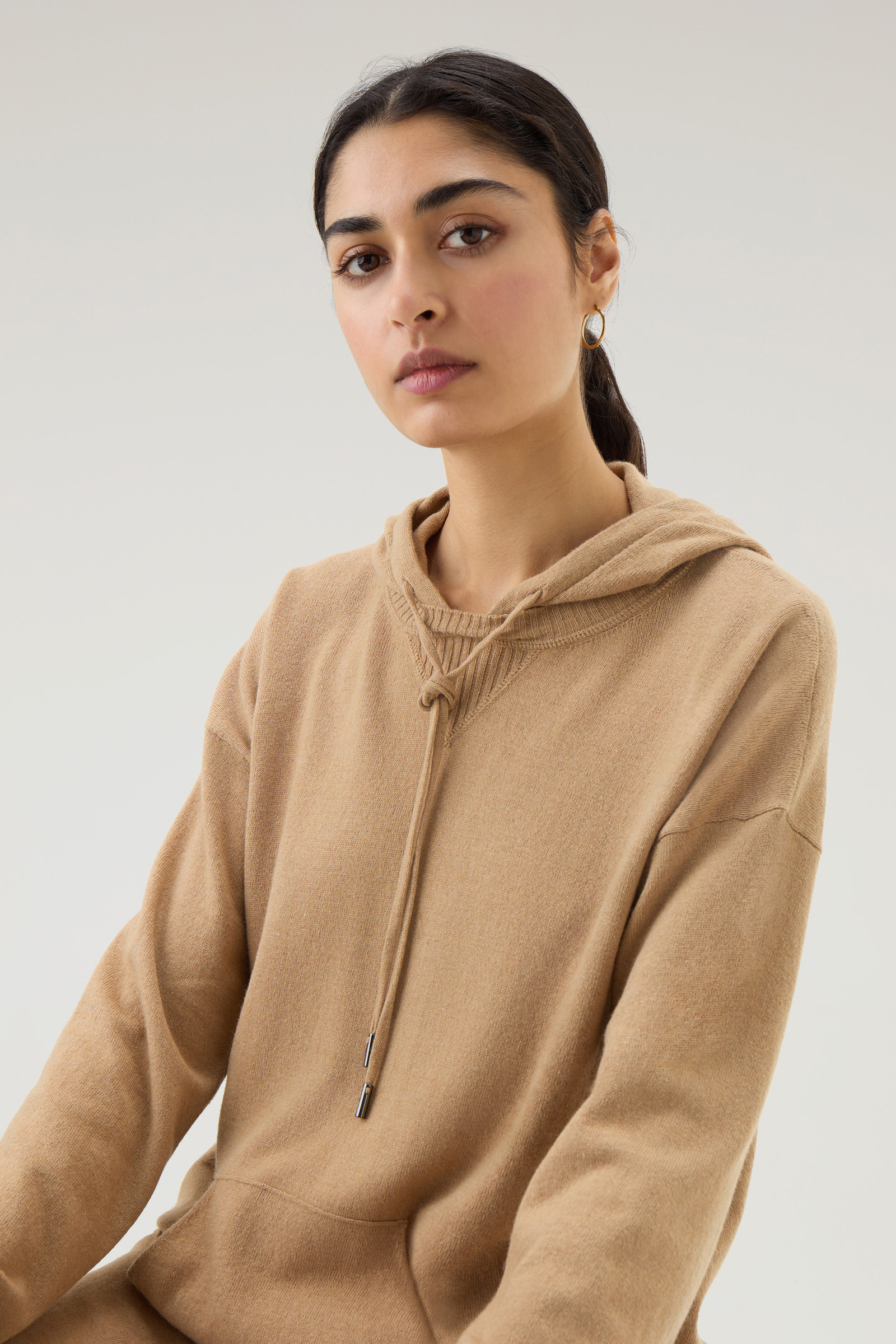 Sweater in Wool Blend with Dégradé Effect Beige photo 4 | Woolrich