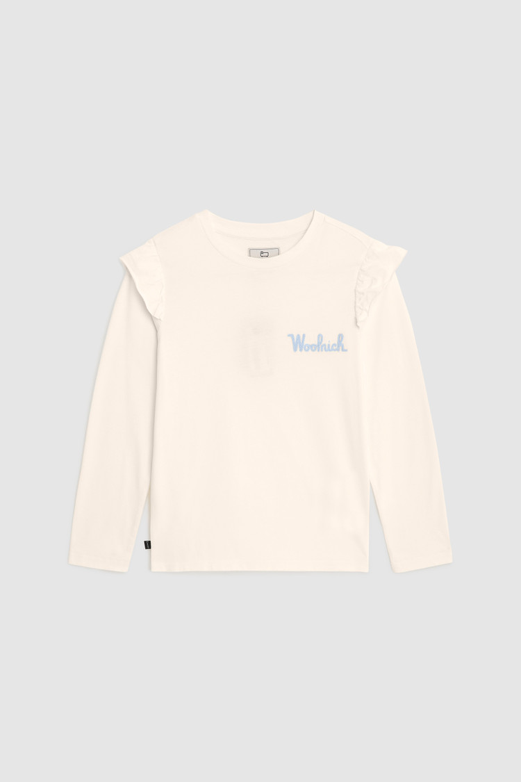 Shirt mit Rundhalsausschnitt für Mädchen