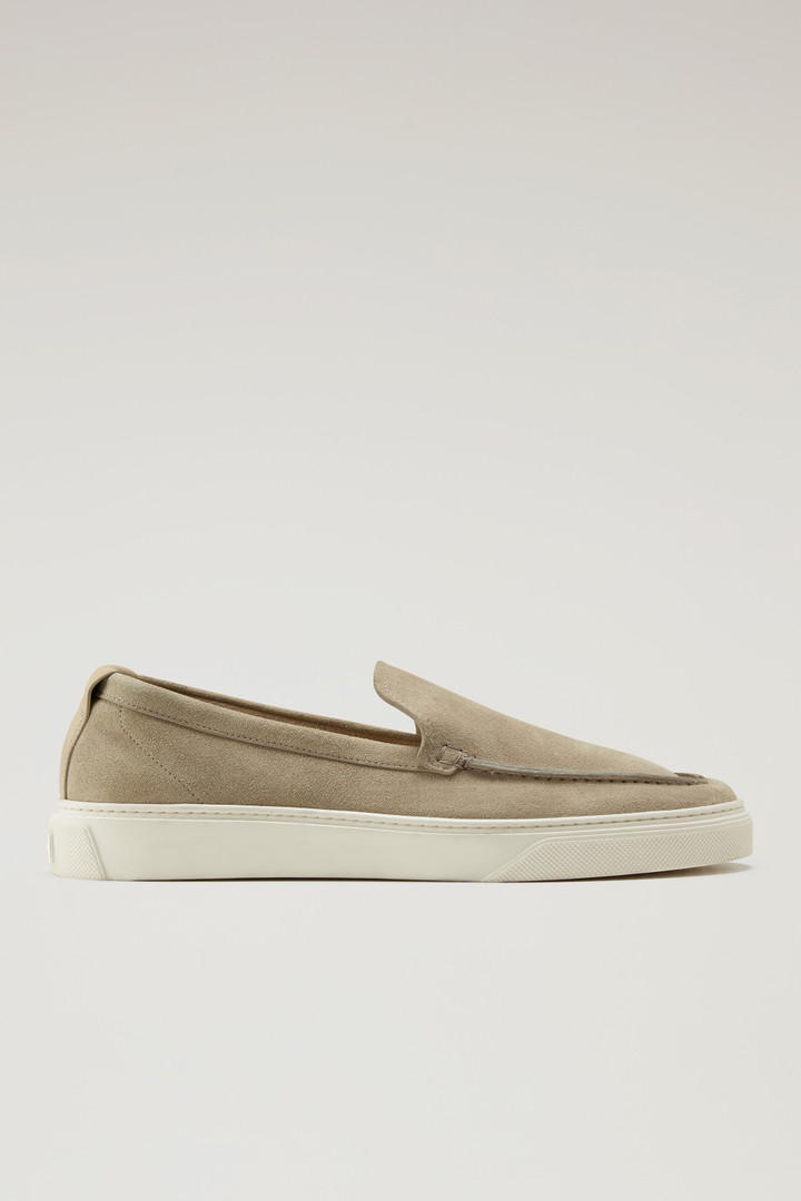 Suede Leather Loafers Beige photo 1 | Woolrich