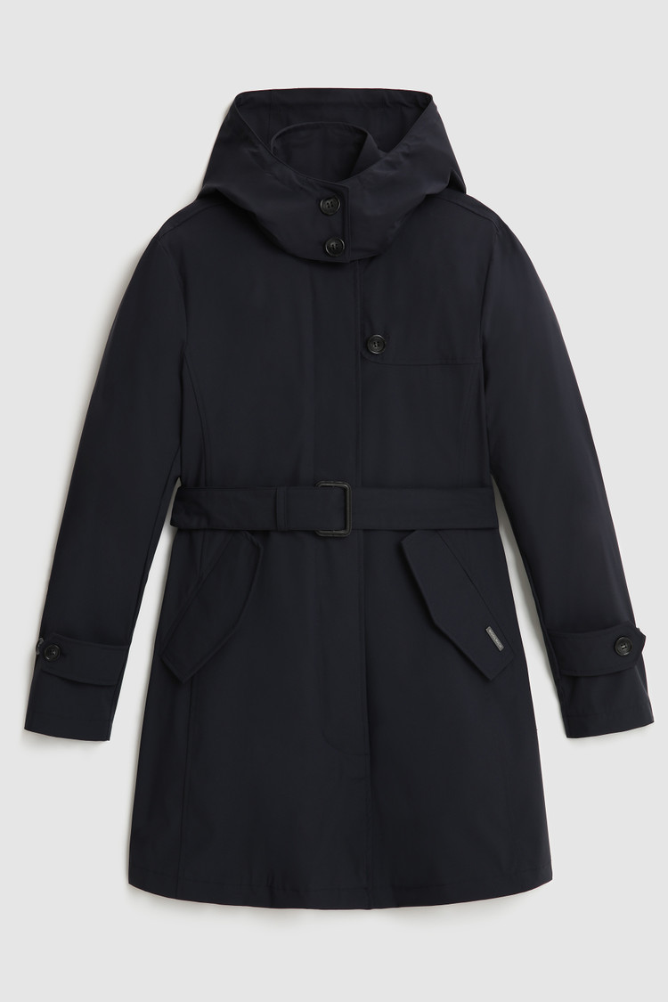 Belted Fayette trench coat
