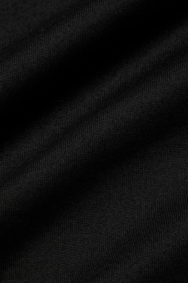 T-shirt en COOLMAX avec imprimé Noir photo 2 | Woolrich