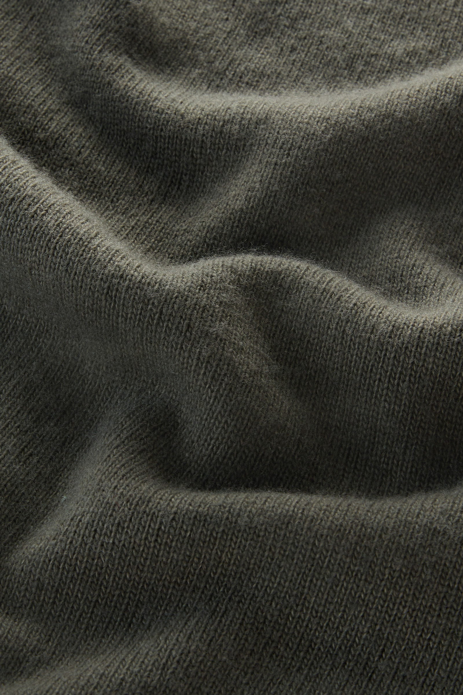 Garment-dyed Crewneck in Pure Virgin Wool Green photo 8 | Woolrich