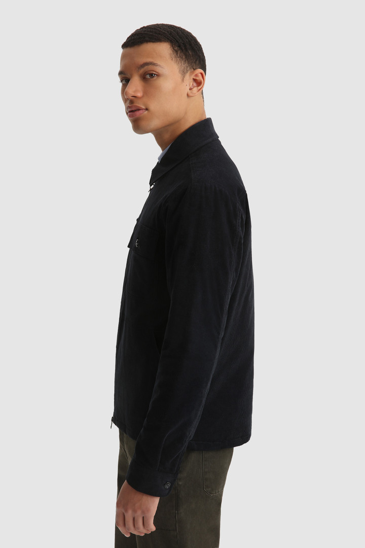 Giacca camicia Stag in velluto con imbottitura PrimaLoft® blu photo 3 | Woolrich