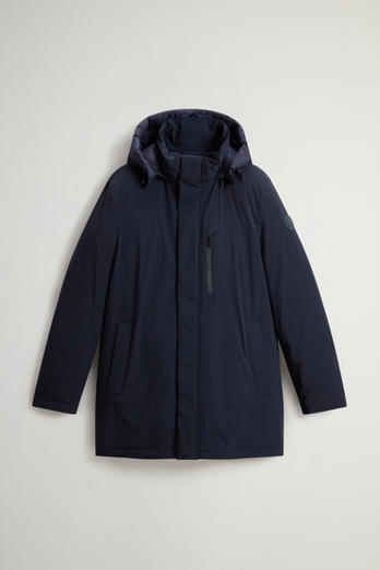 Mountain Parka in Stretch Nylon Blue photo 1 | Woolrich