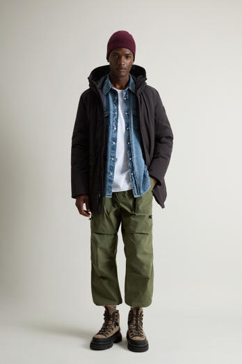 Arctic Parka in Stretch Nylon Black | Woolrich
