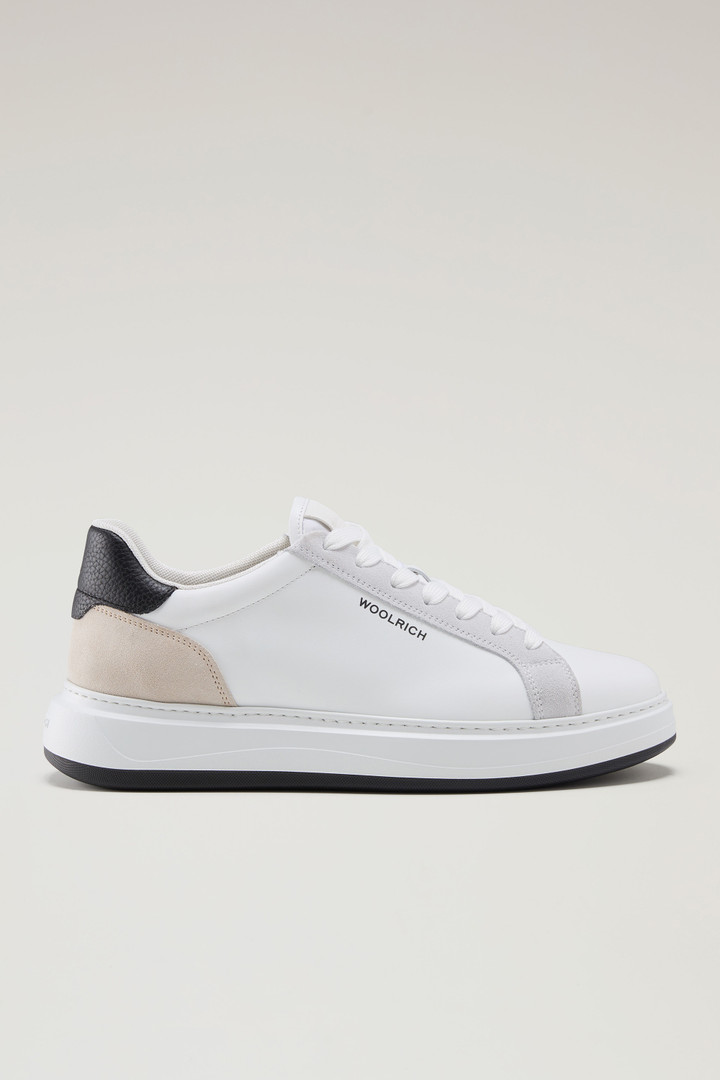 Sneakers Arrow in Leather with Suede Inserts 1500 photo 1 | Woolrich