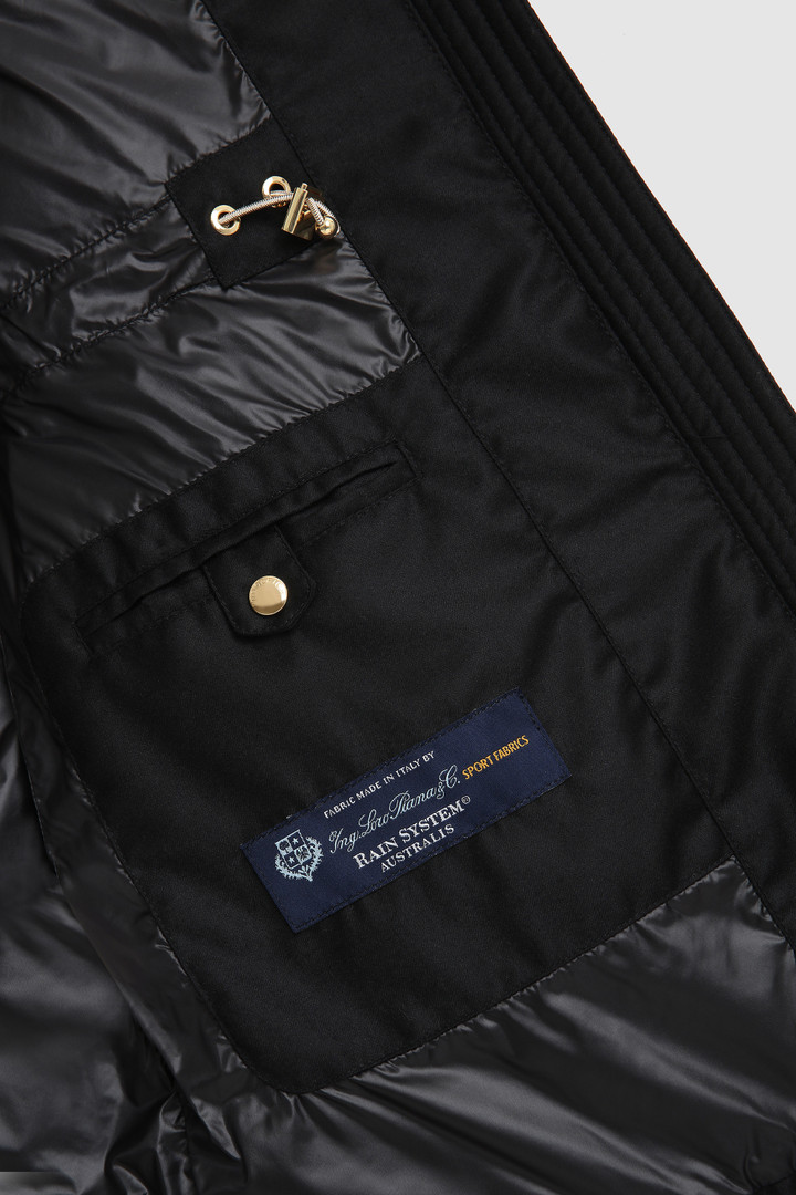 Parka Luxury en soie et laine vierge italienne