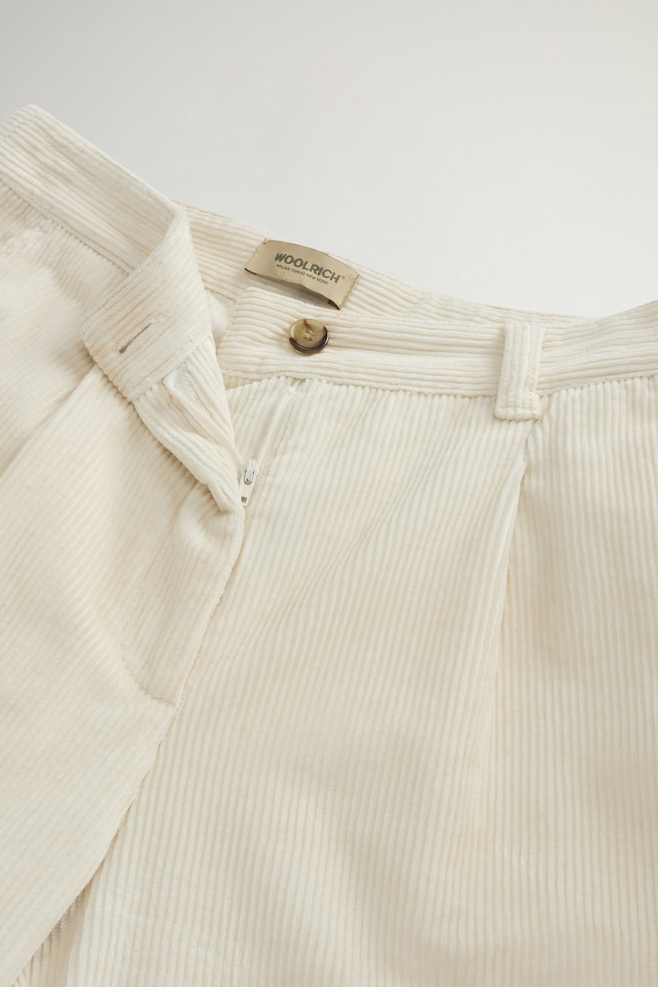 Wide-Leg-Hose aus Cord Weiß photo 4 | Woolrich