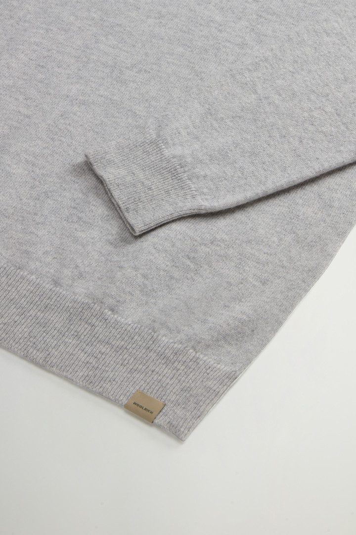 Pure Cashmere Crewneck Sweater Gray photo 7 | Woolrich