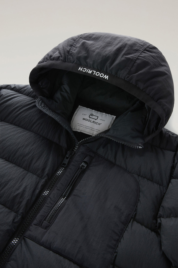 Lobster Down Jacket in Crinkle Nylon Black photo 2 | Woolrich