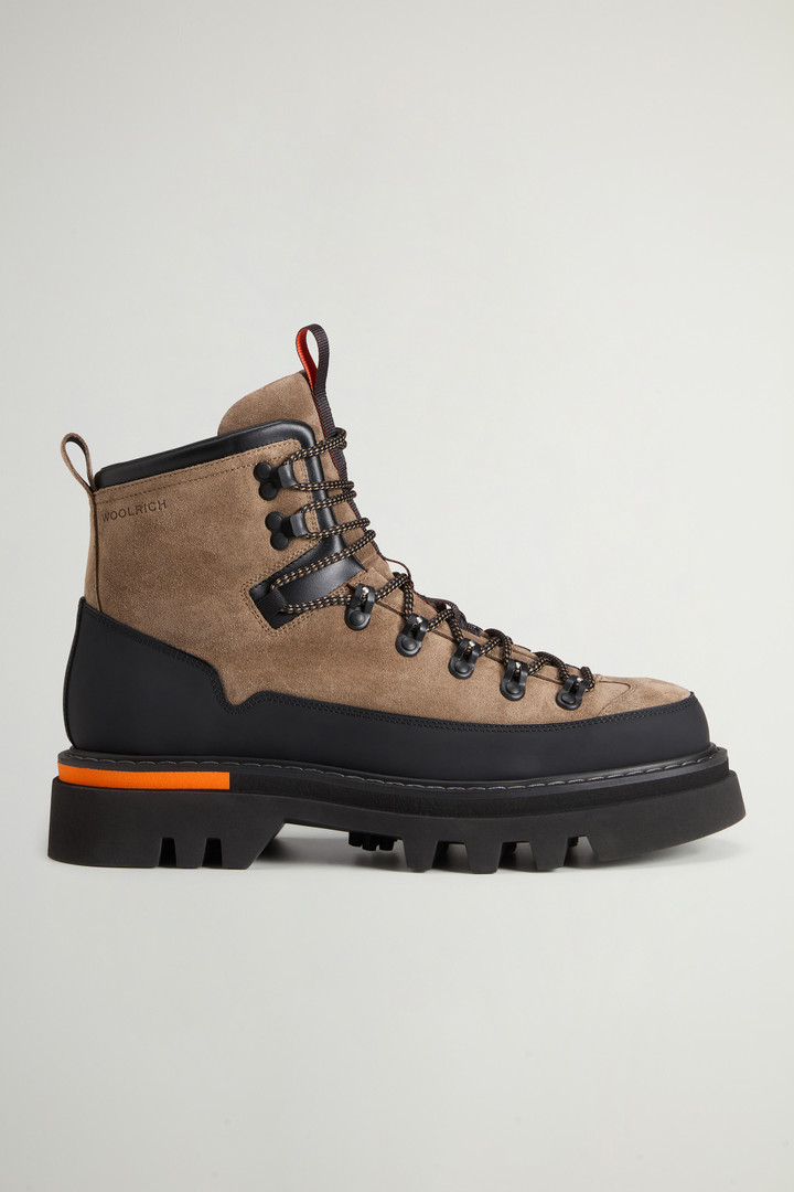 Stiefeletten Trekker aus Veloursleder Grau photo 1 | Woolrich