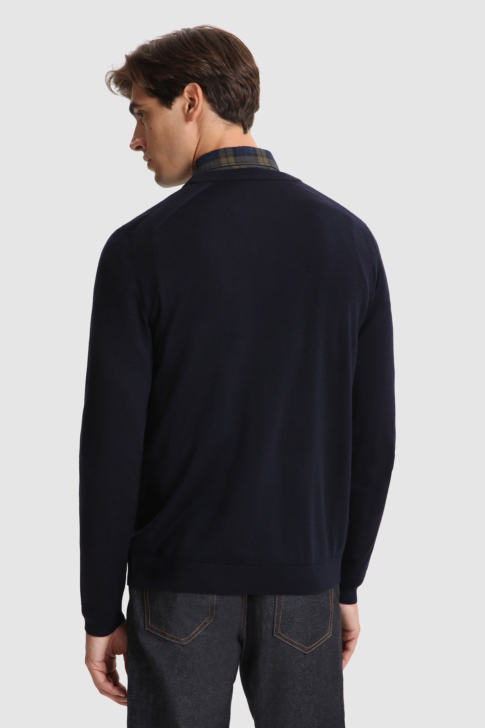 Crewneck Sweater in extra fine Merino wool