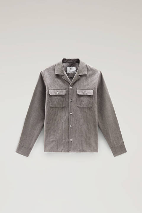 Overshirt van een katoen-linnen-mix Bruin photo 2 | Woolrich