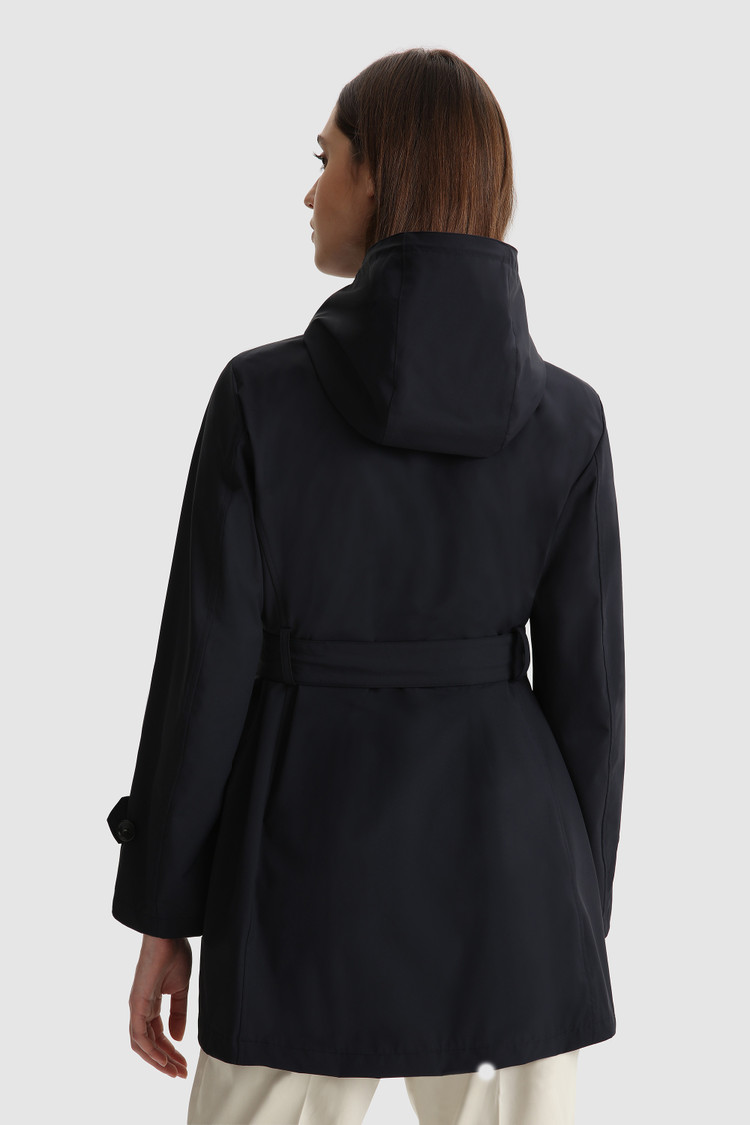 Belted Fayette trench coat
