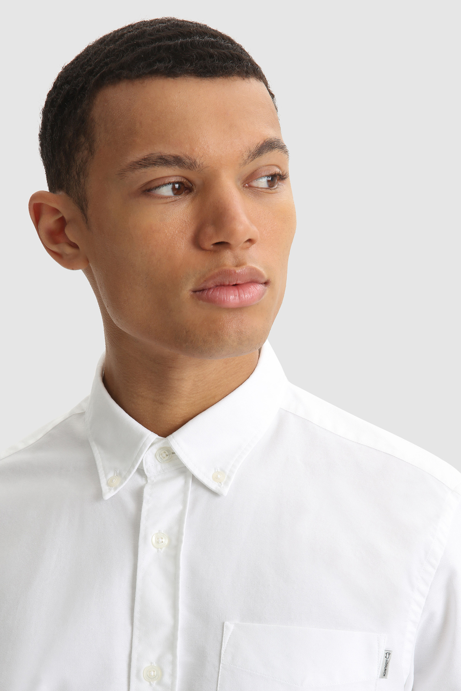 Oxford Heavy Cotton Shirt White photo 5 | Woolrich