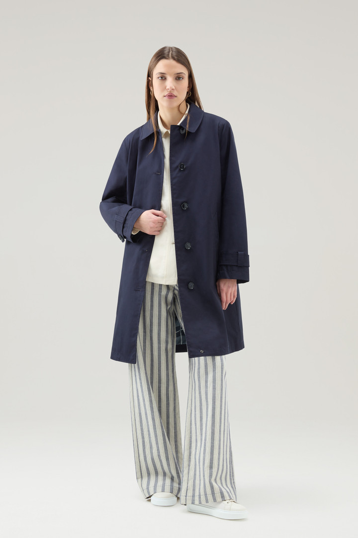 Havice Trench Coat in Best Cotton Blue photo 2 | Woolrich