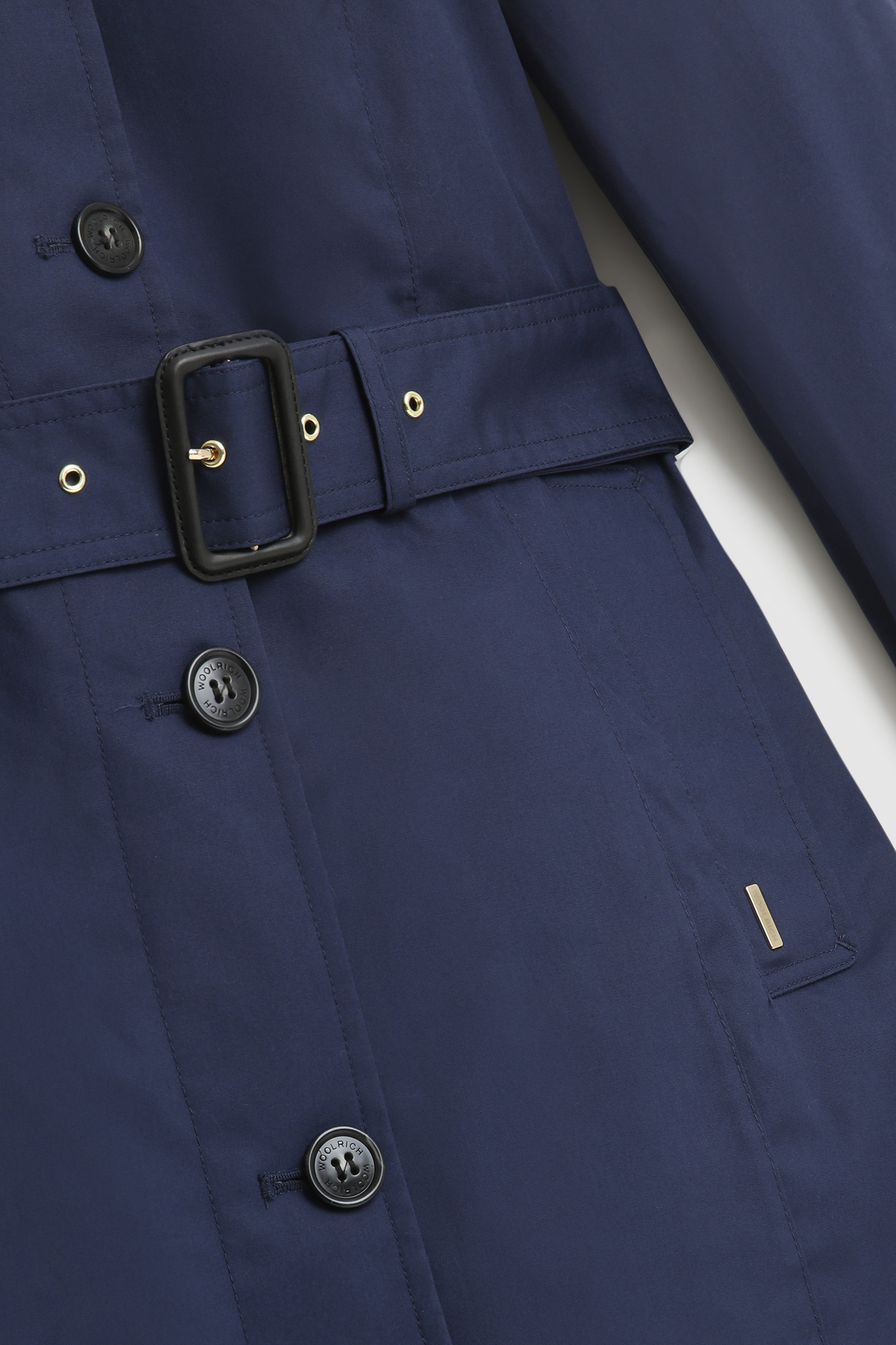 Jessamine Belted Trench Coat Blue photo 8 | Woolrich