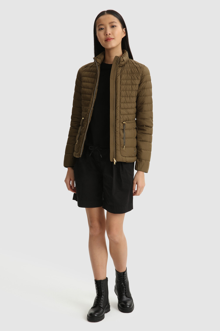 Hibiscus quilted jacket