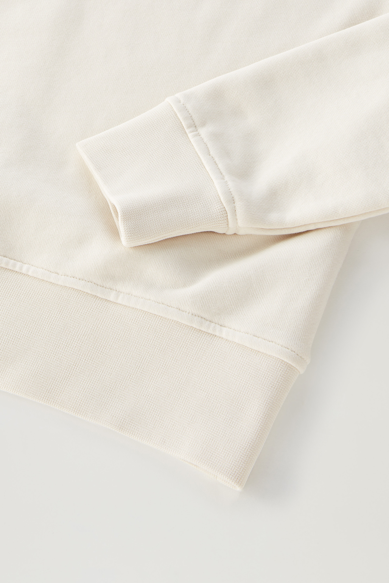 Kapuzenpullover-Essential aus reiner Baumwolle für Mädchen weiß photo 4 | Woolrich