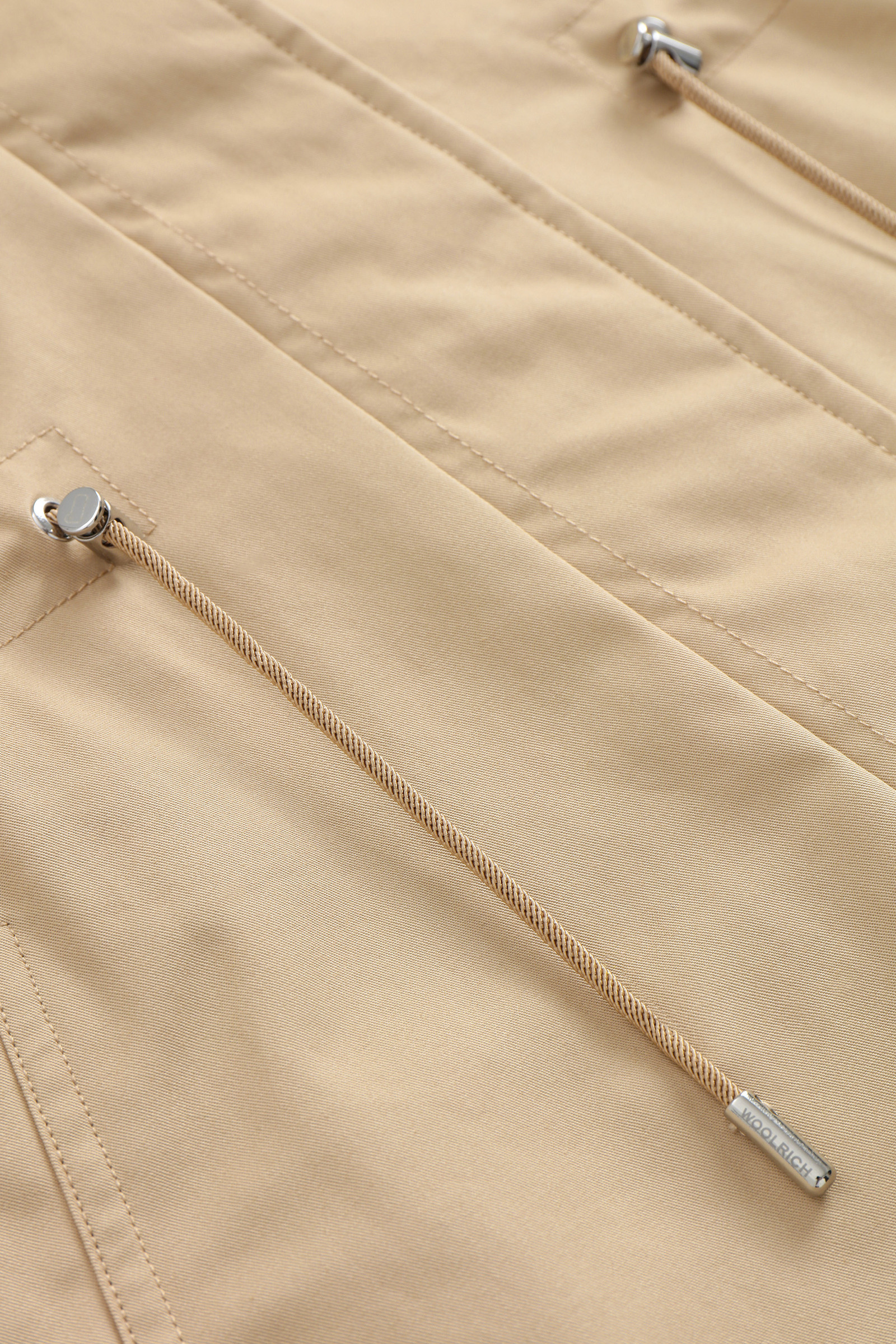 Parka légère Havice avec doublure à carreaux imprimés beige photo 8 | Woolrich