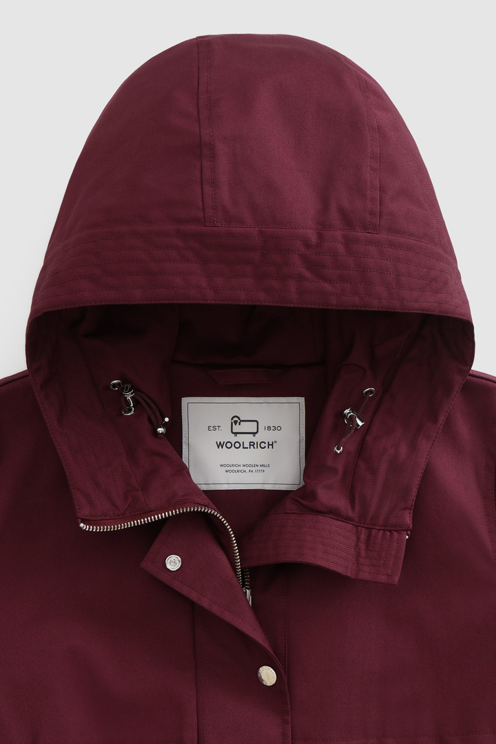 Parka légère Havice avec doublure à carreaux imprimés violet photo 5 | Woolrich
