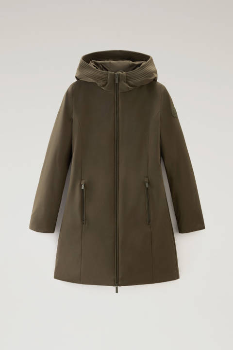 Firth Parka in Tech Softshell Green photo 2 | Woolrich