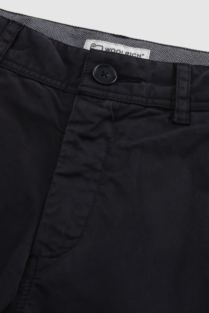 Boy's Pant in Garment-Dyed Cotton Blue photo 3 | Woolrich