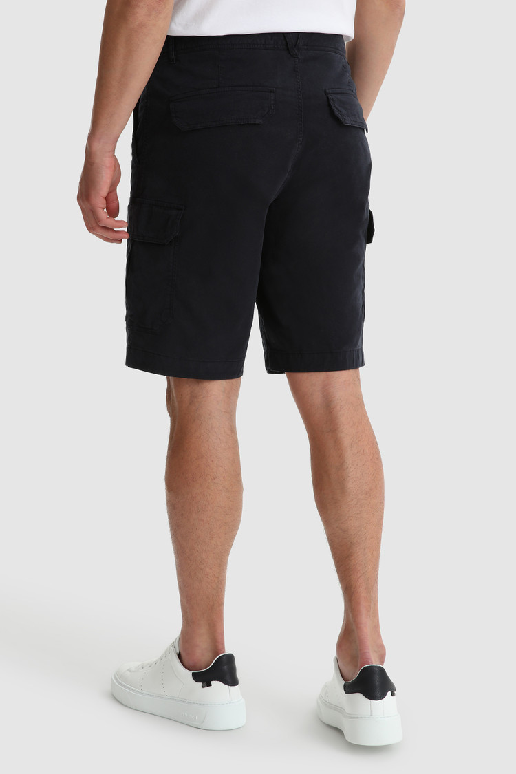 Pantalones cortos Cargo de algodón elástico