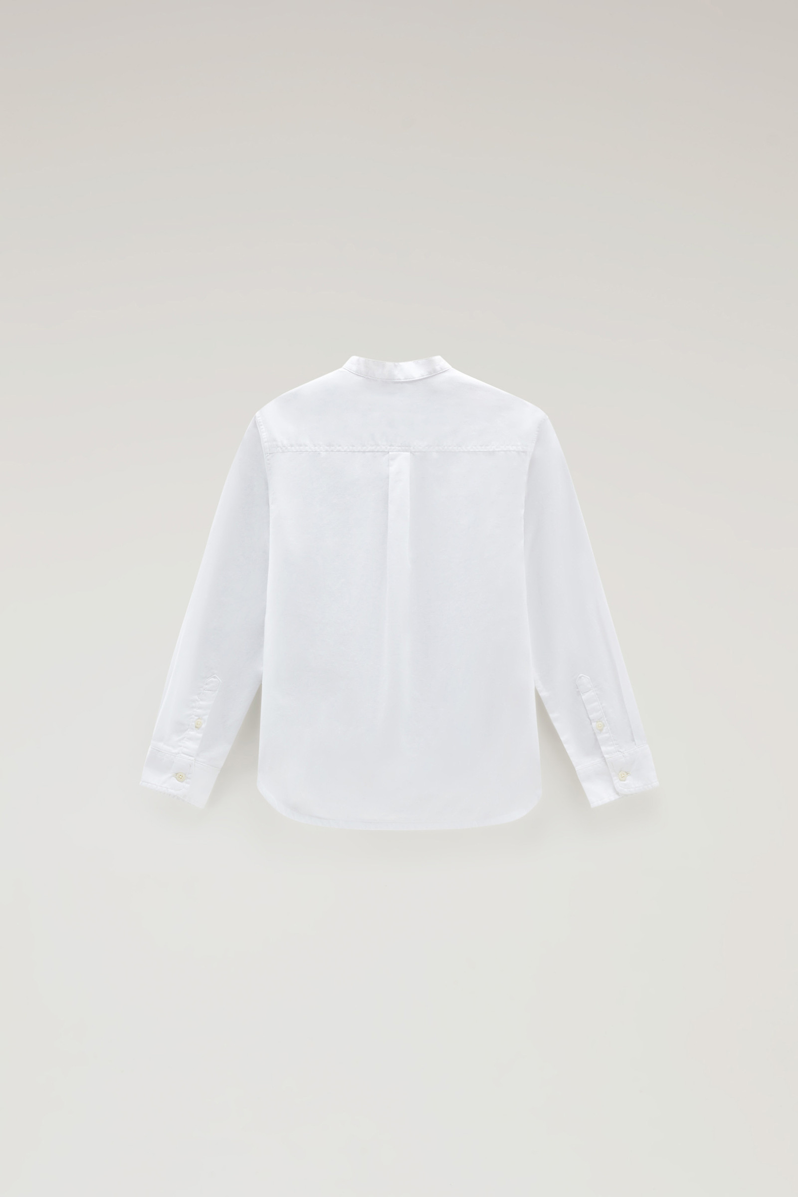 Boys' Shirt in Cotton Linen Blend White photo 2 | Woolrich