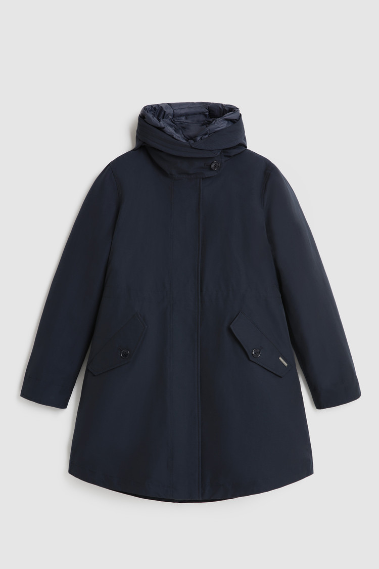 Lange 3-in-1 Military parka van ecologische Ramarstof