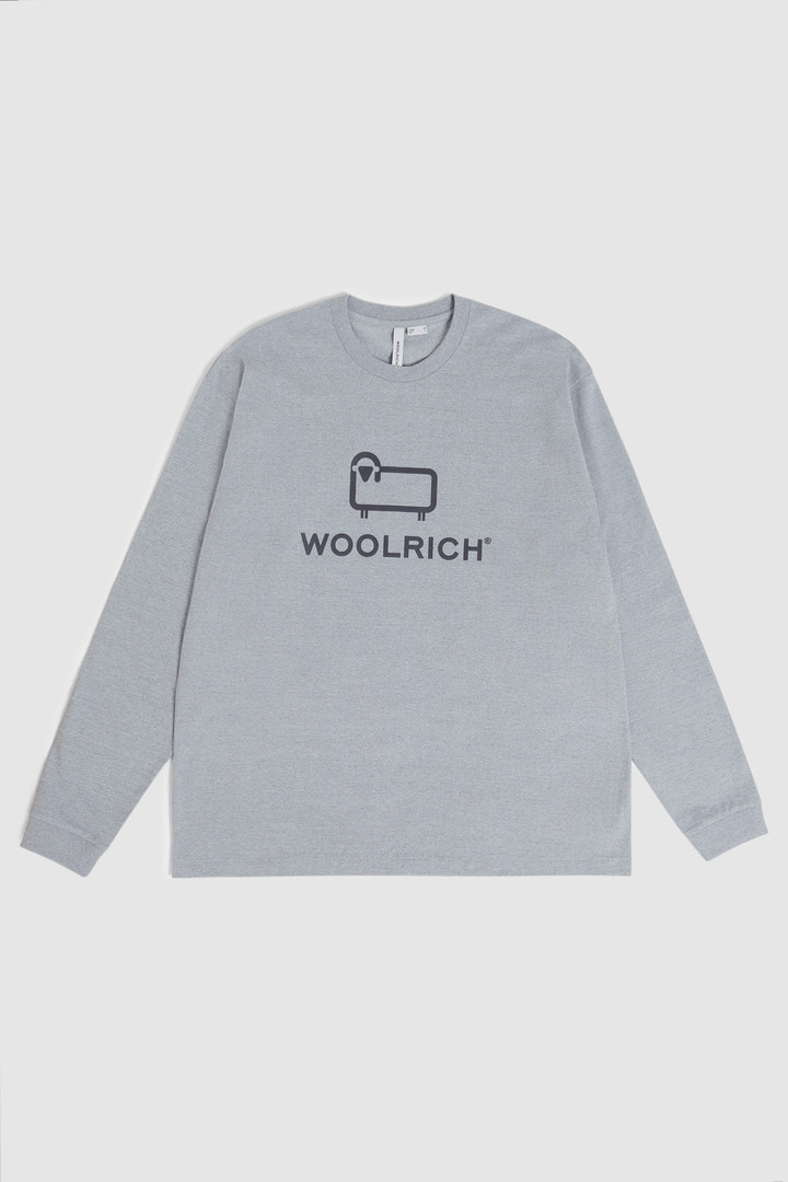 T-shirt en coton avec logo réfléchissant