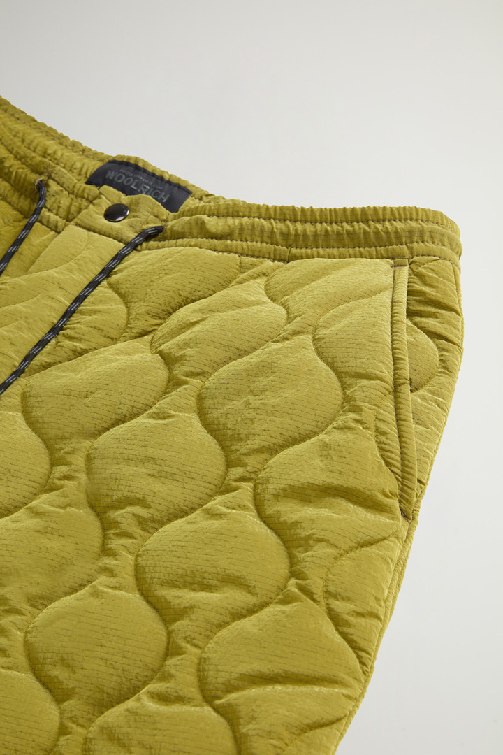 Quilted Pants in Waxed Ripstop Nylon by Todd Snyder Yellow photo 6 | Woolrich