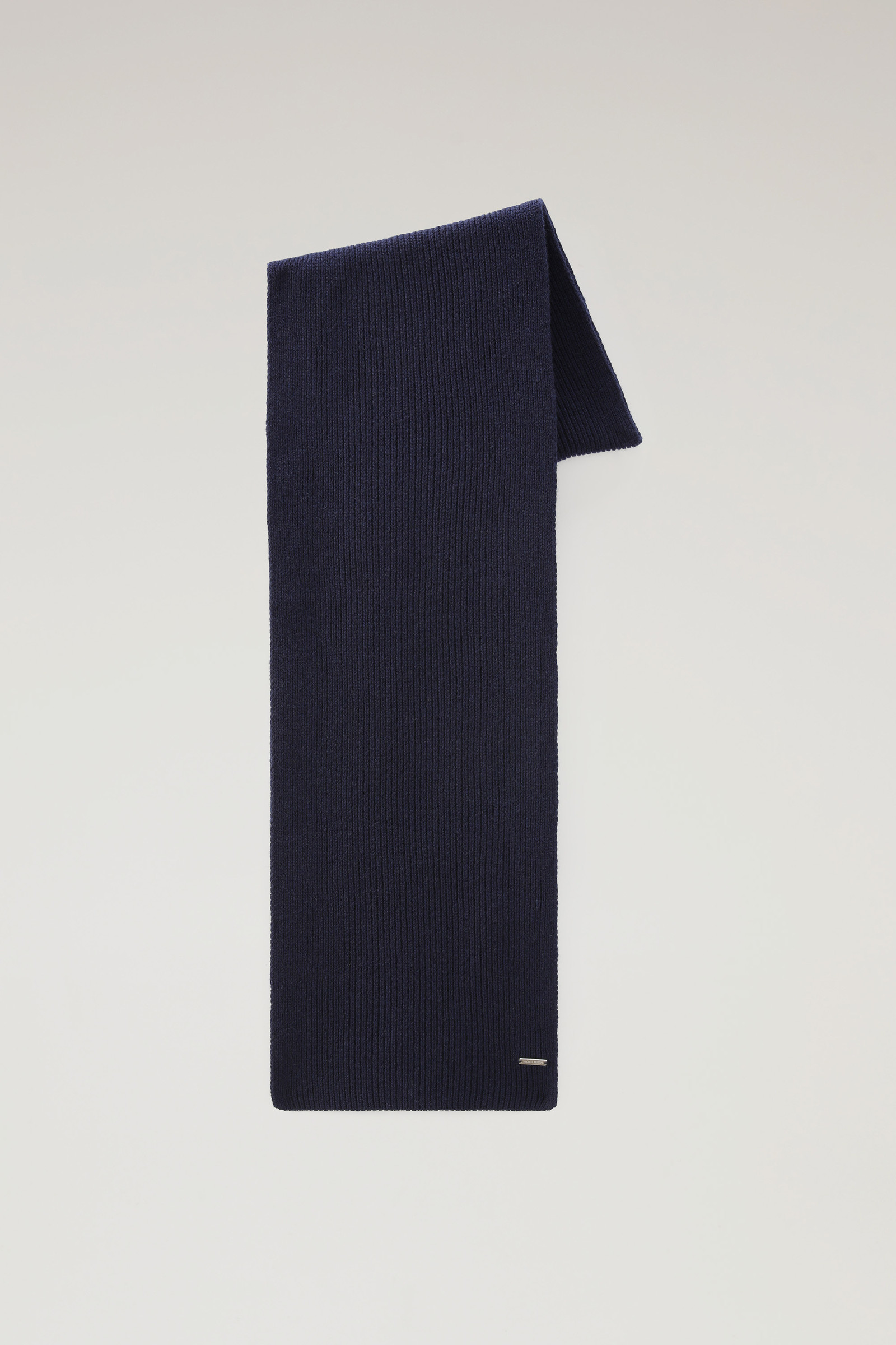 Gerippter Schal aus Kaschmir Blau | Woolrich