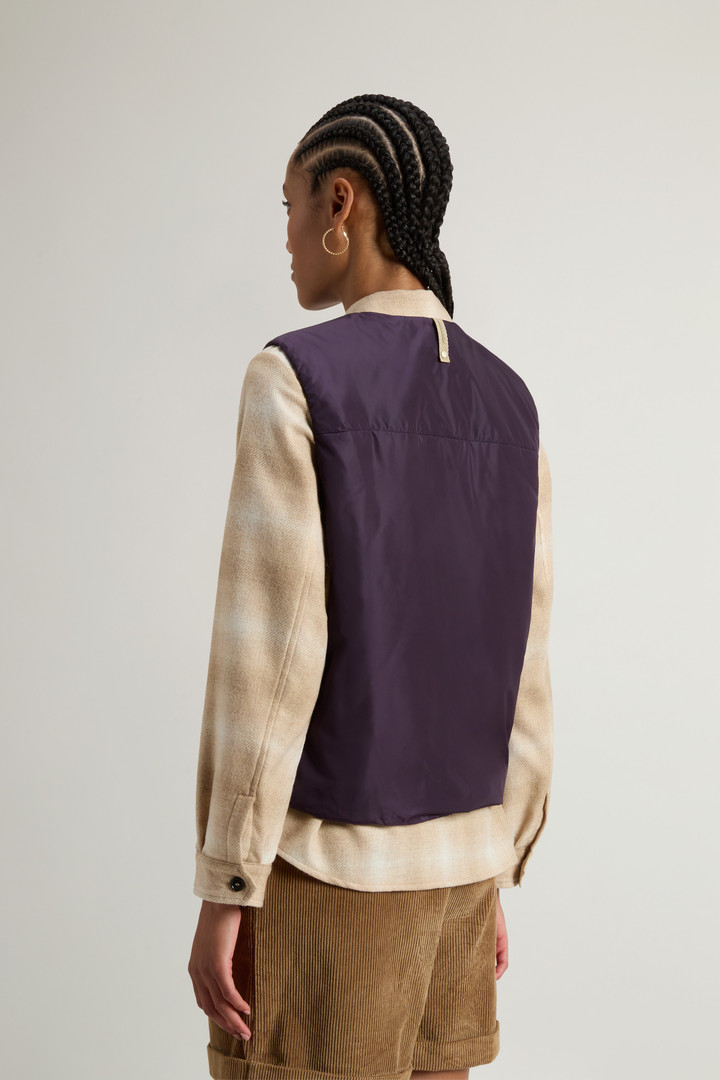 Crewneck Nylon Vest Purple photo 3 | Woolrich