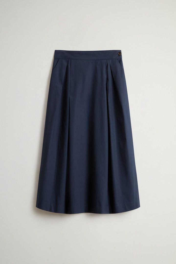 Pure Cotton Poplin Skirt Blue photo 4 | Woolrich