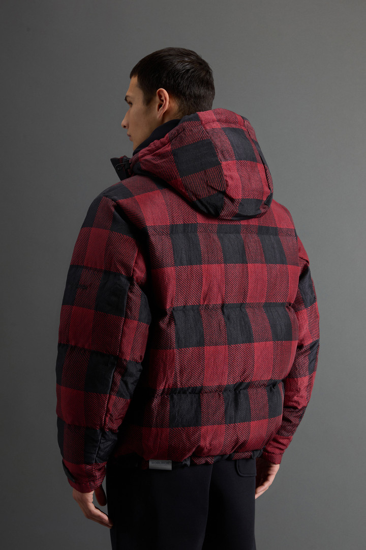 Short Check Parka in Olmetex Nylon by Todd Snyder Multicolor photo 3 | Woolrich