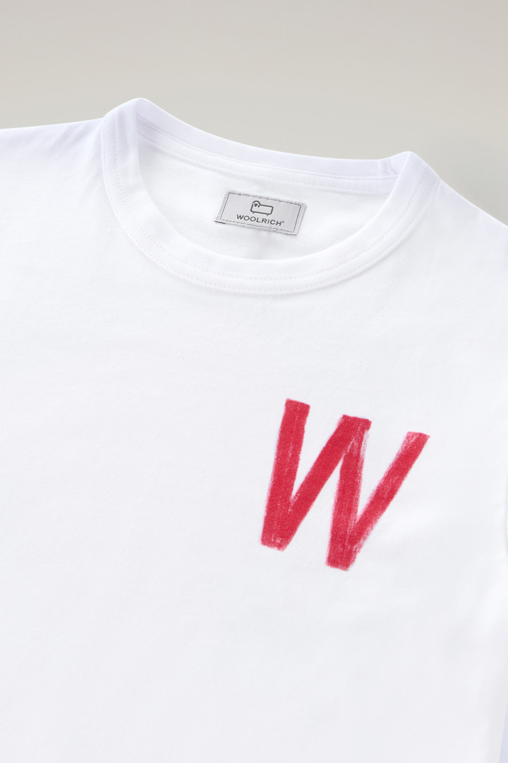 BACK GRAPHIC T-SHIRT Blanc photo 3 | Woolrich