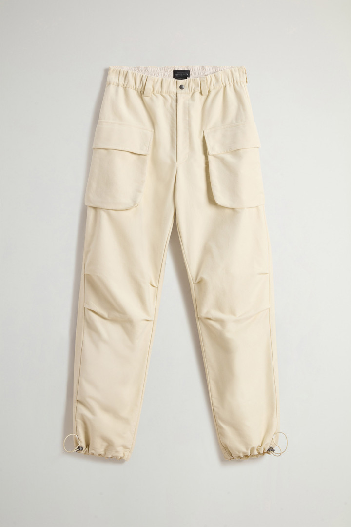 Pantaloni in cotone elasticizzato by Todd Snyder Bianco photo 4 | Woolrich